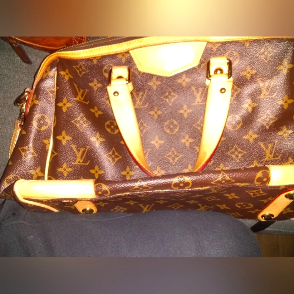 LOUIS VUITTON Estrella MM Brown Monogram Canvas Shoulder Bag